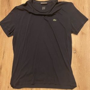 Lacoste Navy Crew Neck Pima Cotton T